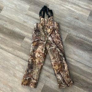 Field and Stream Camo Kids L Bib Overalls